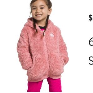 The North Face Suave Oso full-zip hooded jacket in a pink size 6